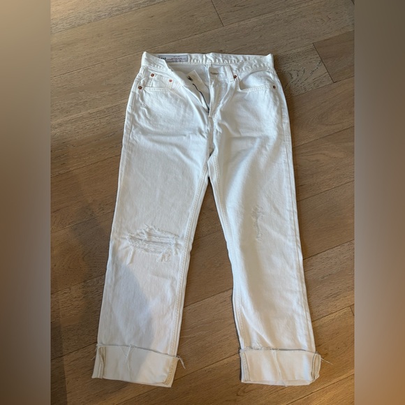 Gap white cuffed jeans - Picture 1 of 2